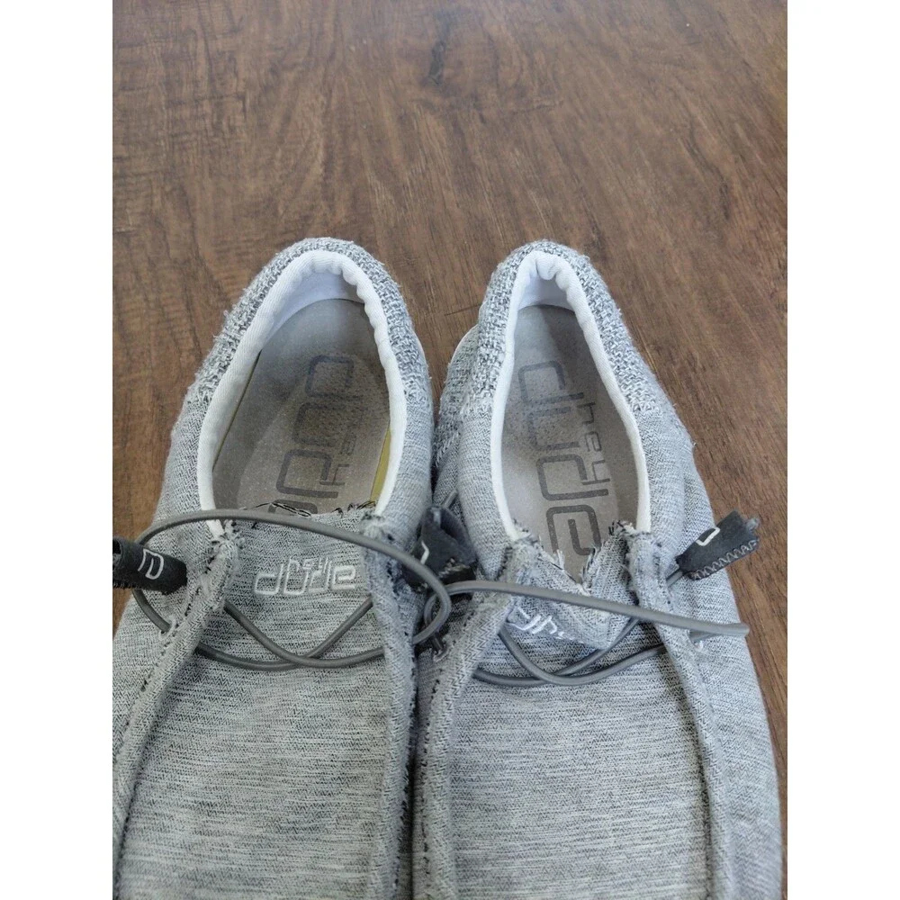 Hey Dude Wally Funk Magnetite Loafers Shoes Men's Sizes US 9 Gray